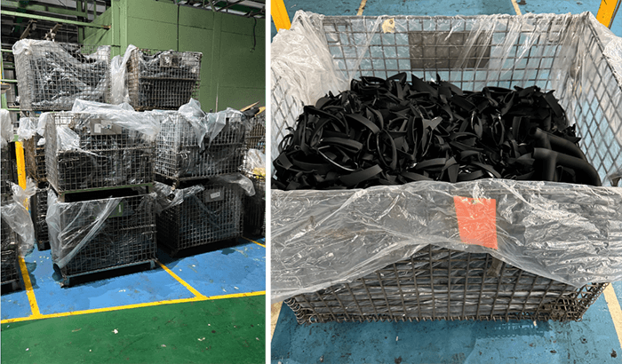 改善前-沾膠廢棄