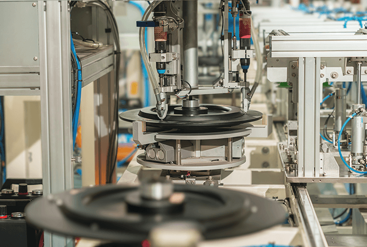 鑄鐵飛輪自動化組裝設備